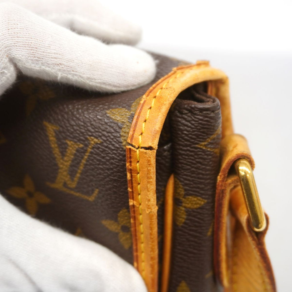 Louis Vuitton Shoulder Bag Monogram Menilmontant PM Brown — view 6