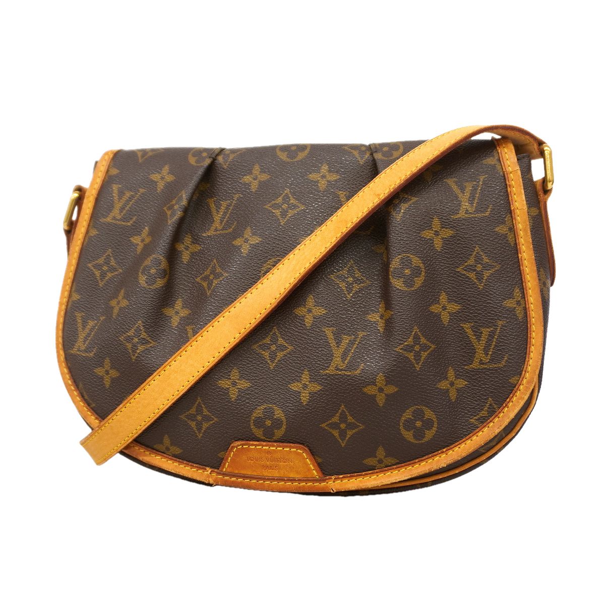 Louis Vuitton Shoulder Bag Monogram Menilmontant PM Brown