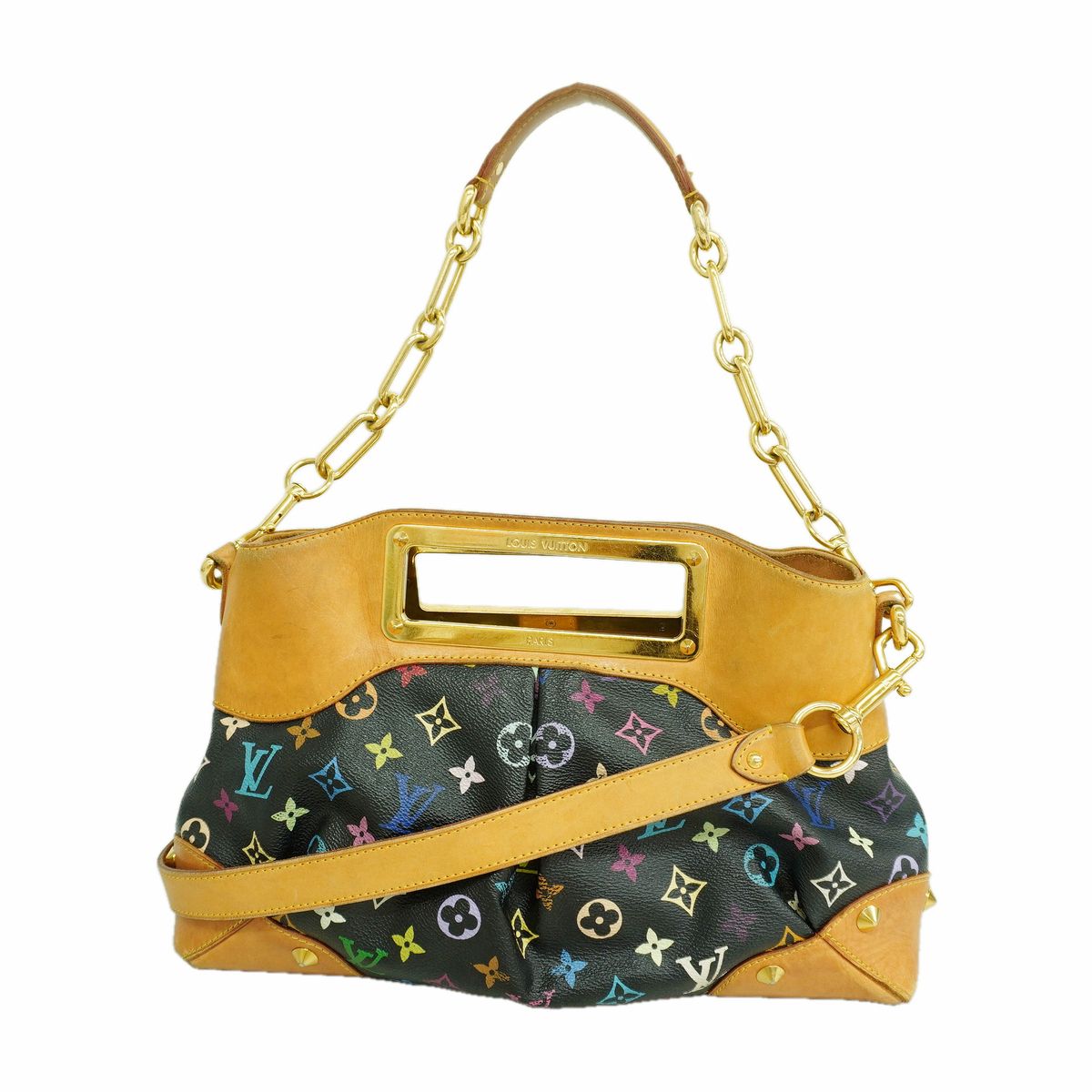 Louis Vuitton Handbag Monogram Multicolor Judy GM Noir 2-Way Bag