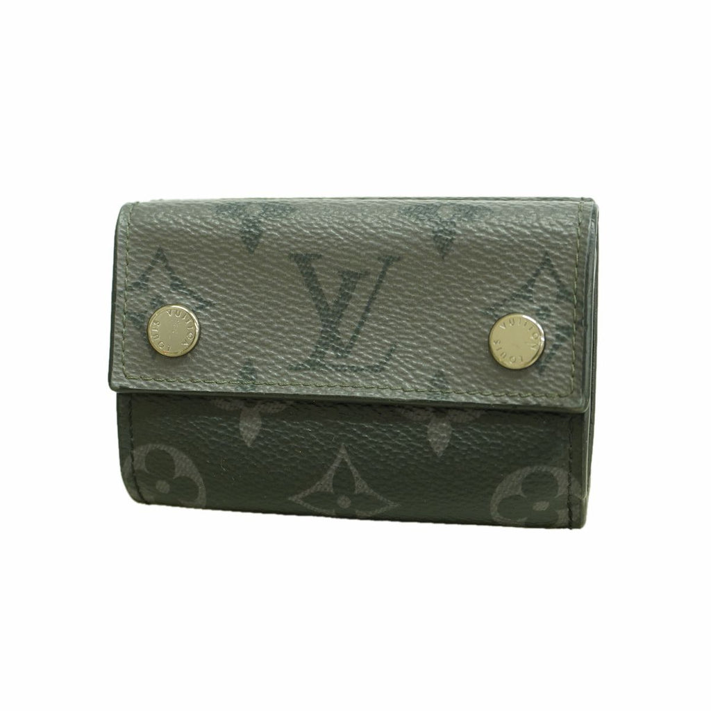 Louis Vuitton Trifold Wallet Monogram Eclipse Discovery Compact Black