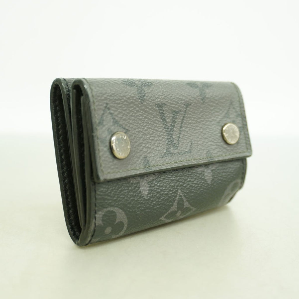 Louis Vuitton Trifold Wallet Monogram Eclipse Discovery Compact Black — view 2