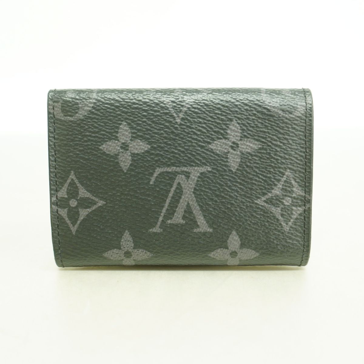 Louis Vuitton Trifold Wallet Monogram Eclipse Discovery Compact Black — view 8