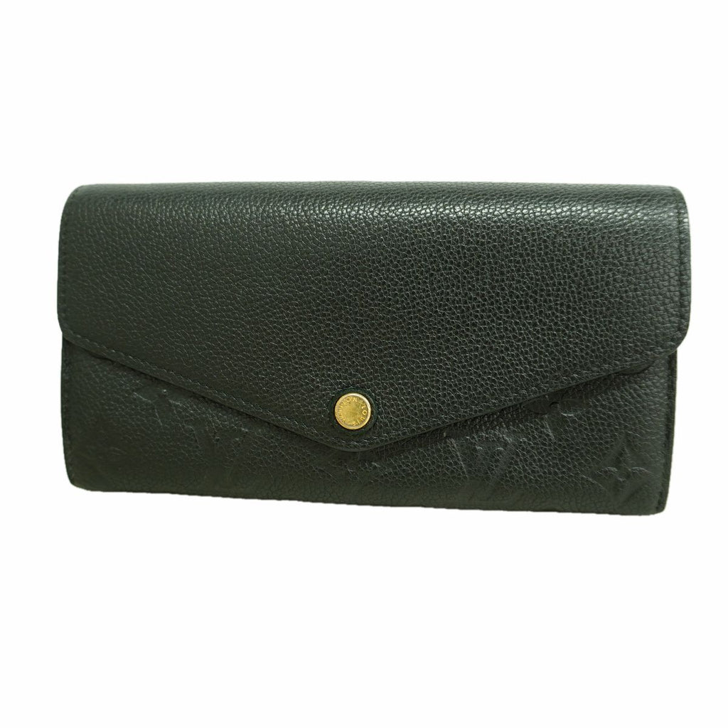 Louis Vuitton Wallet Monogram Empreinte Portefeuille Sarah Noir
