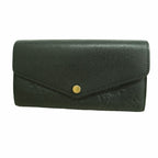 Louis Vuitton Wallet Monogram Empreinte Portefeuille Sarah Noir