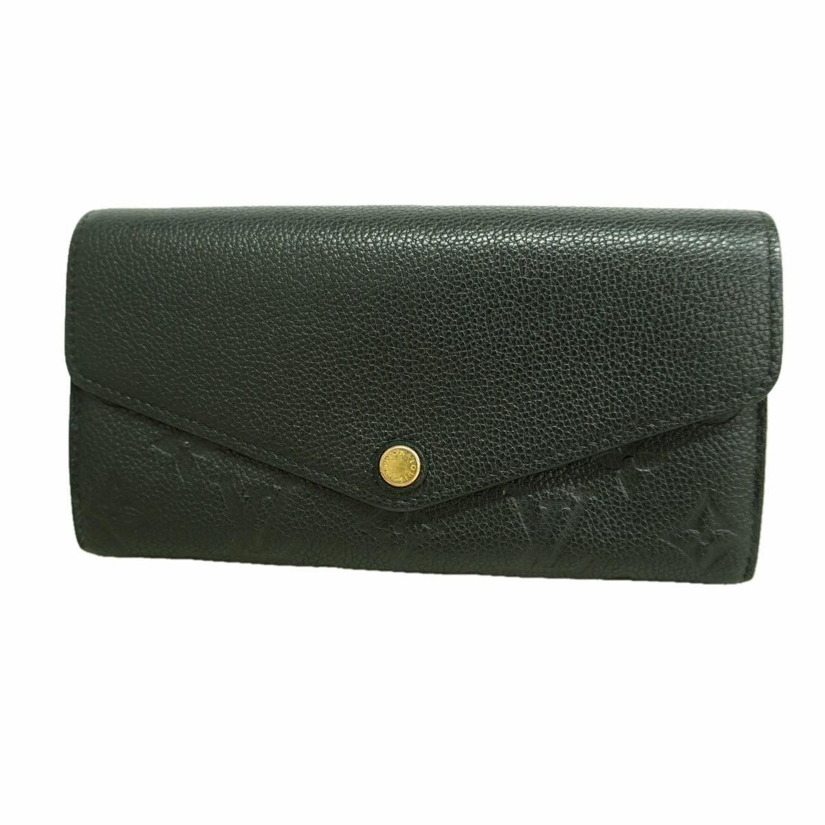 Louis Vuitton Wallet Monogram Empreinte Portefeuille Sarah Noir