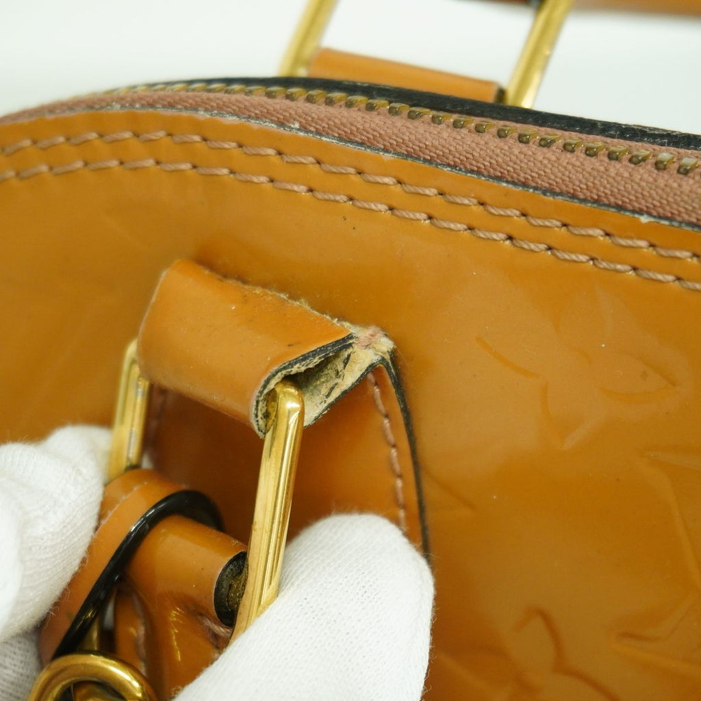 Louis Vuitton Handbag Vernis Alma BB Rose Vereur 2-Way Bag — view 6