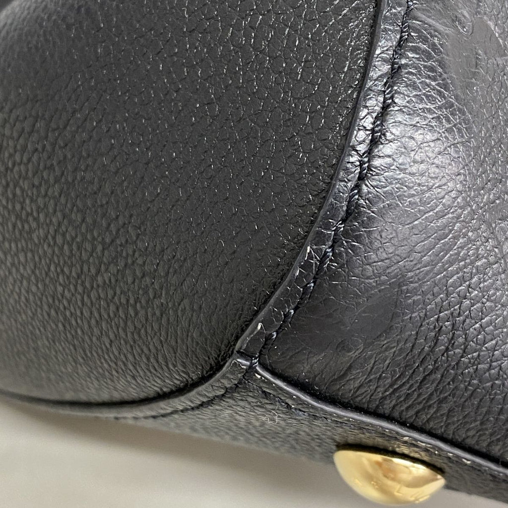 Louis Vuitton Handbag Monogram Empreinte Montaigne MM Noir 2-Way Bag — view 6