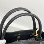 Louis Vuitton Handbag Monogram Empreinte Montaigne MM Noir 2-Way Bag — view 8