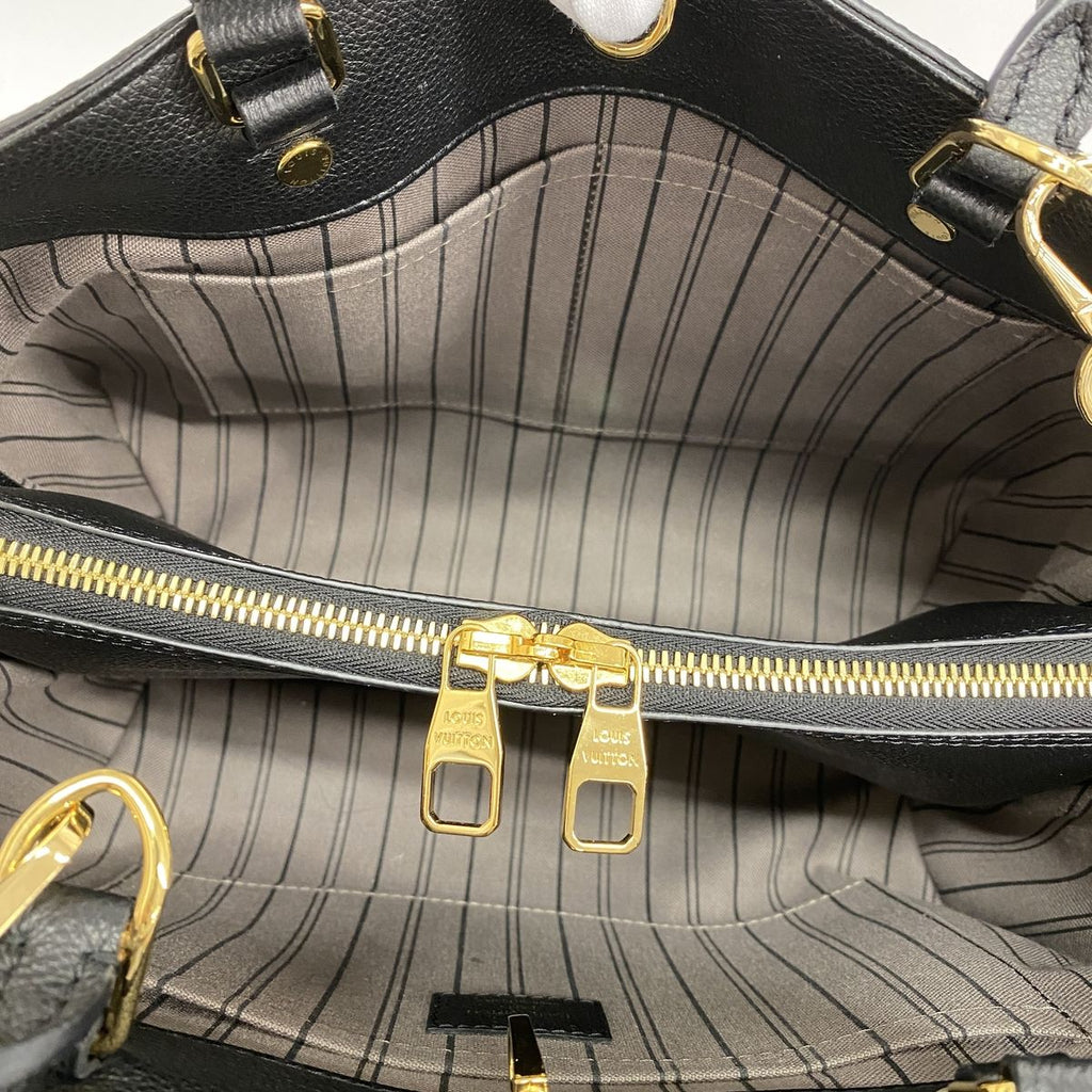 Louis Vuitton Handbag Monogram Empreinte Montaigne MM Noir 2-Way Bag — view 4