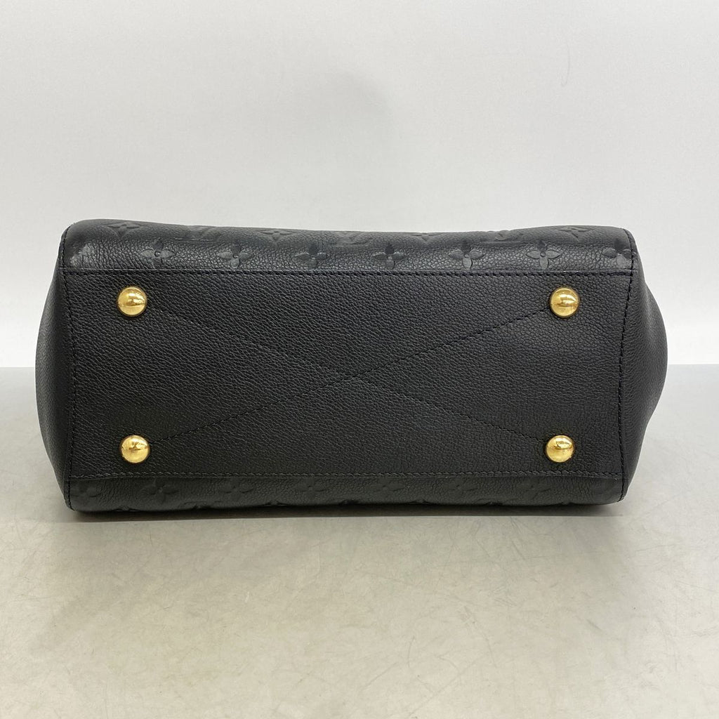 Louis Vuitton Handbag Monogram Empreinte Montaigne MM Noir 2-Way Bag — view 3