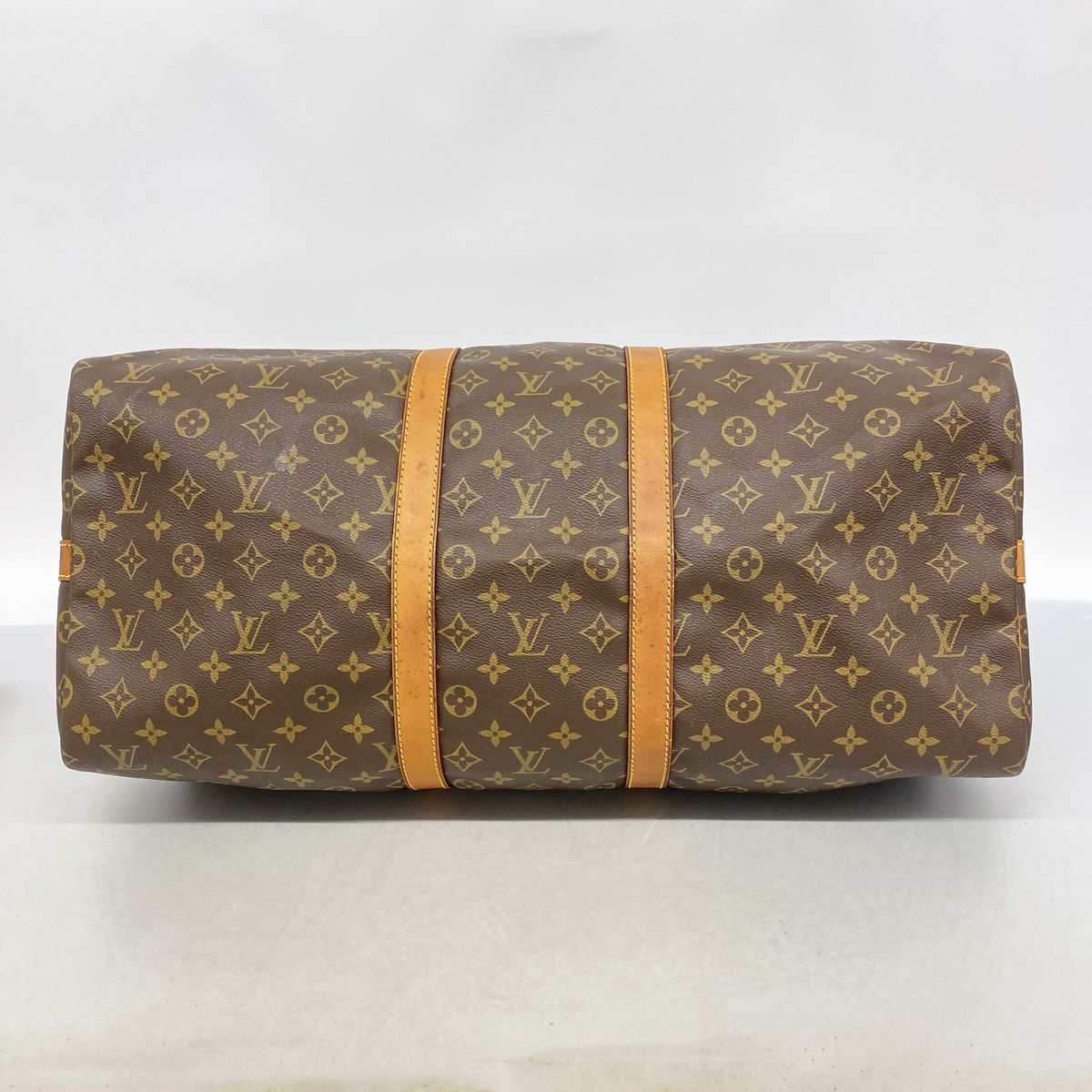 Louis Vuitton Boston Bag Monogram Keepall Bandouliere 55 Brown — view 3