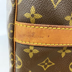 Louis Vuitton Boston Bag Monogram Keepall Bandouliere 55 Brown — view 5