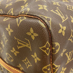 Louis Vuitton Boston Bag Monogram Keepall Bandouliere 55 Brown — view 7