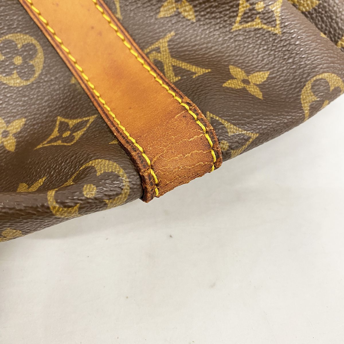 Louis Vuitton Boston Bag Monogram Keepall Bandouliere 55 Brown — view 8