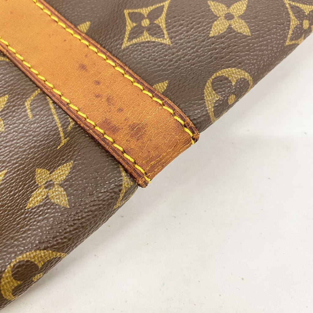 Louis Vuitton Boston Bag Monogram Keepall Bandouliere 55 Brown — view 6