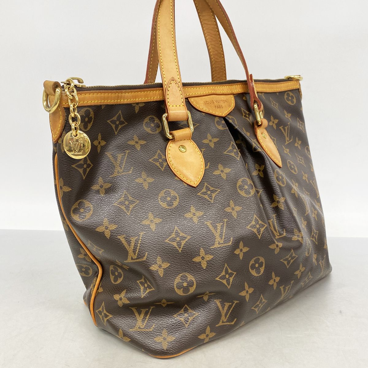 Louis Vuitton Handbag Monogram Palermo PM Brown 2-Way Bag — view 2