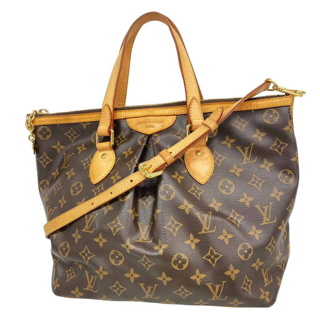Louis Vuitton Handbag Monogram Palermo PM Brown 2-Way Bag