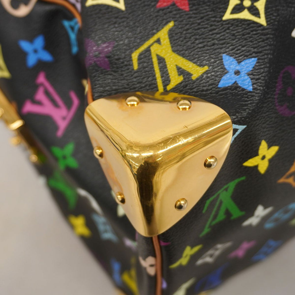 Louis Vuitton Handbag Monogram Multicolor Speedy 30 Noir — view 6