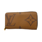 Louis Vuitton Wallet Monogram Giant Reverse Zippy Brown