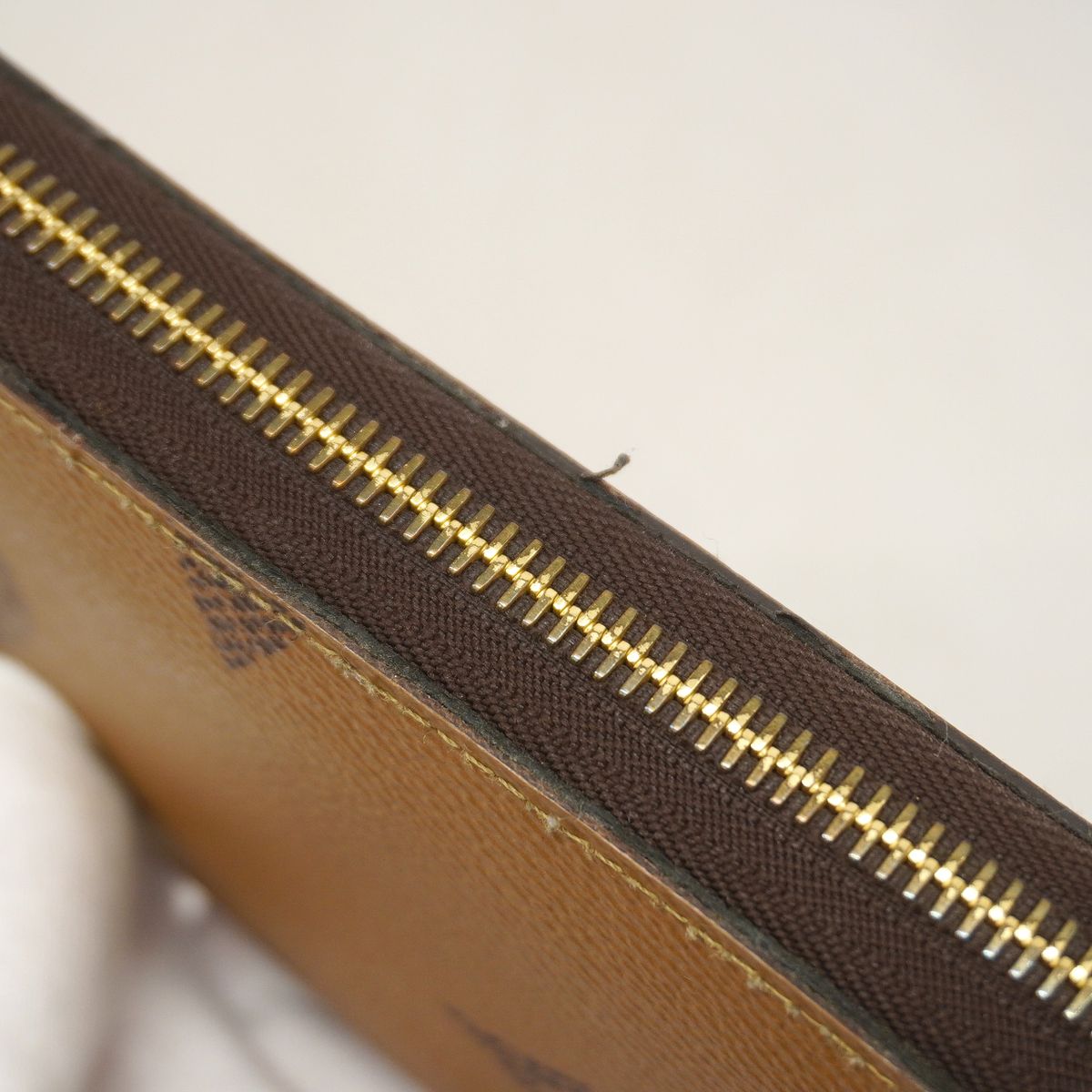 Louis Vuitton Wallet Monogram Giant Reverse Zippy Brown — view 7