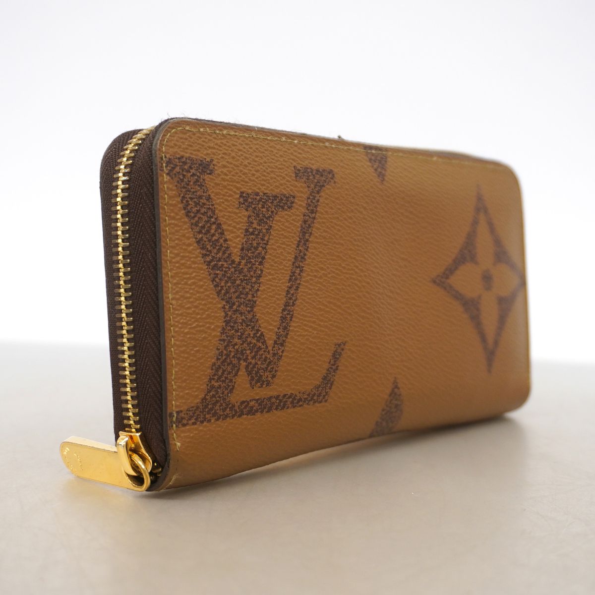 Louis Vuitton Wallet Monogram Giant Reverse Zippy Brown — view 2