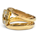 Hermes History Diamond Ring Yellow Gold 52 JP — view 2