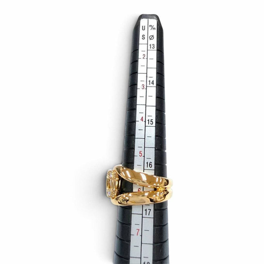 Hermes History Diamond Ring Yellow Gold 52 JP — view 8