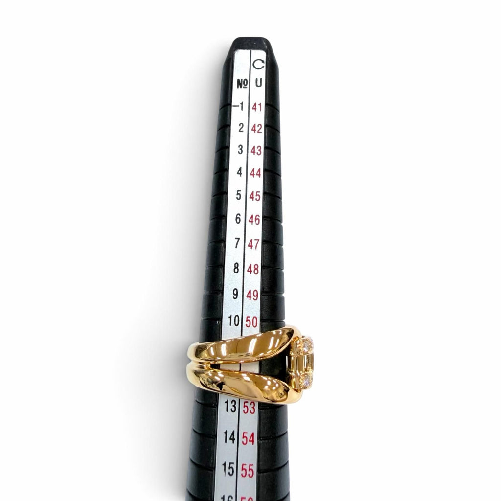Hermes History Diamond Ring Yellow Gold 52 JP — view 7