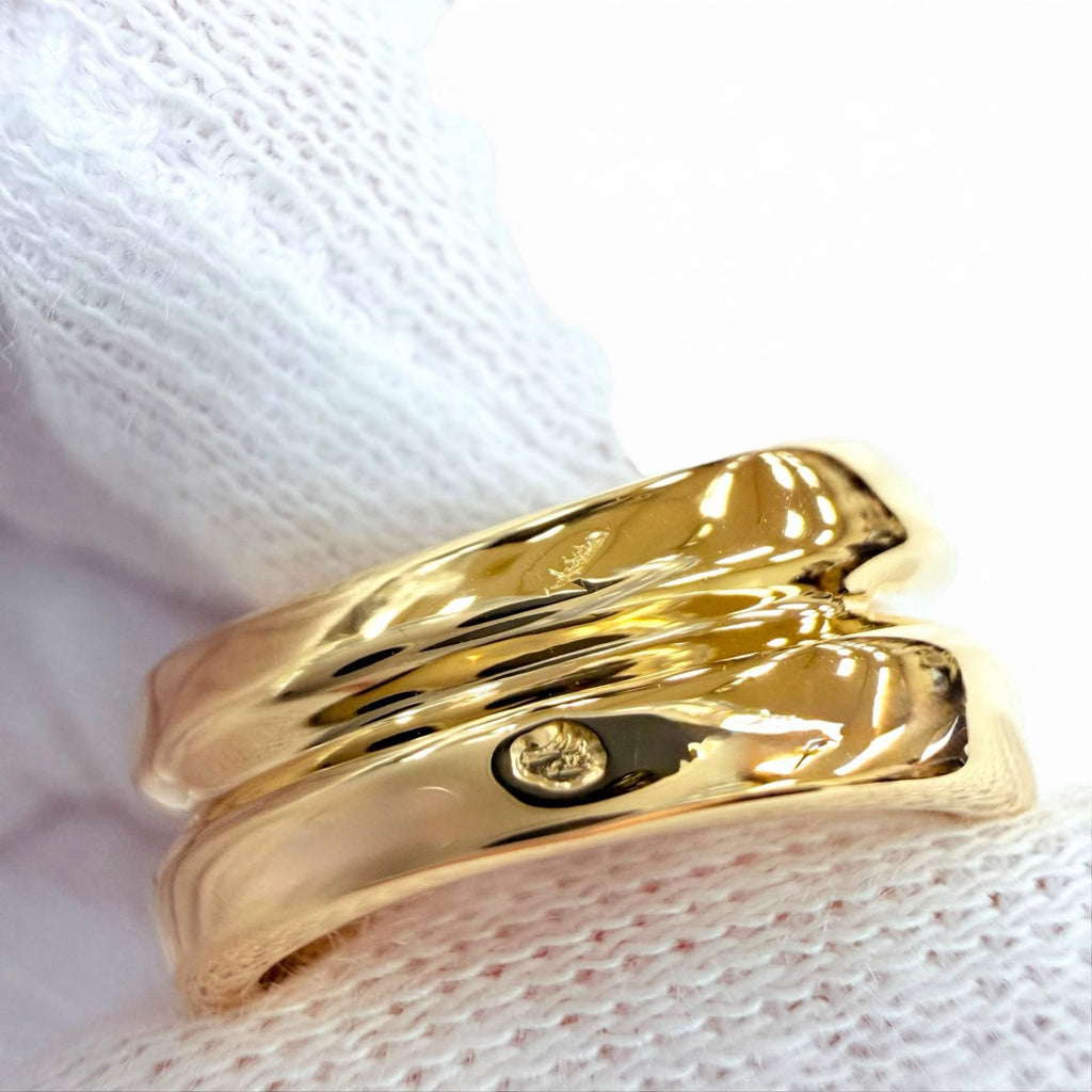 Hermes History Diamond Ring Yellow Gold 52 JP — view 6