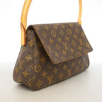 Louis Vuitton Shoulder Bag Monogram Mini Looping Brown — view 2