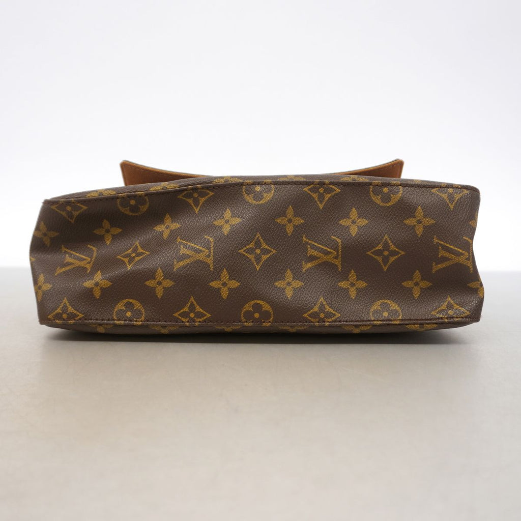 Louis Vuitton Shoulder Bag Monogram Mini Looping Brown — view 3