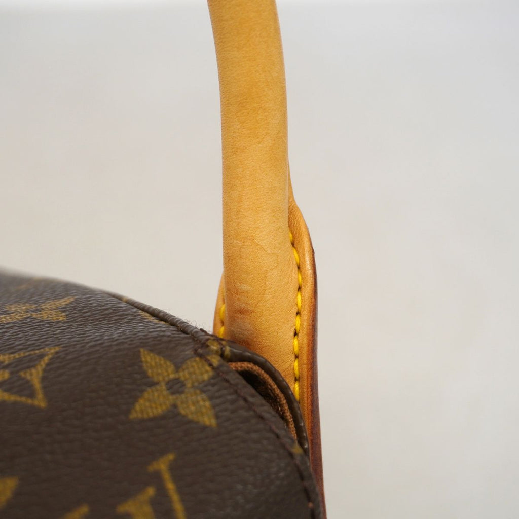 Louis Vuitton Shoulder Bag Monogram Mini Looping Brown — view 8