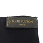 Louis Vuitton Carre Monaco Monogram Silk 100% Scarf Black — view 8