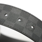 Louis Vuitton Belt Damier Graphite Ceinture LV Initial Black — view 3