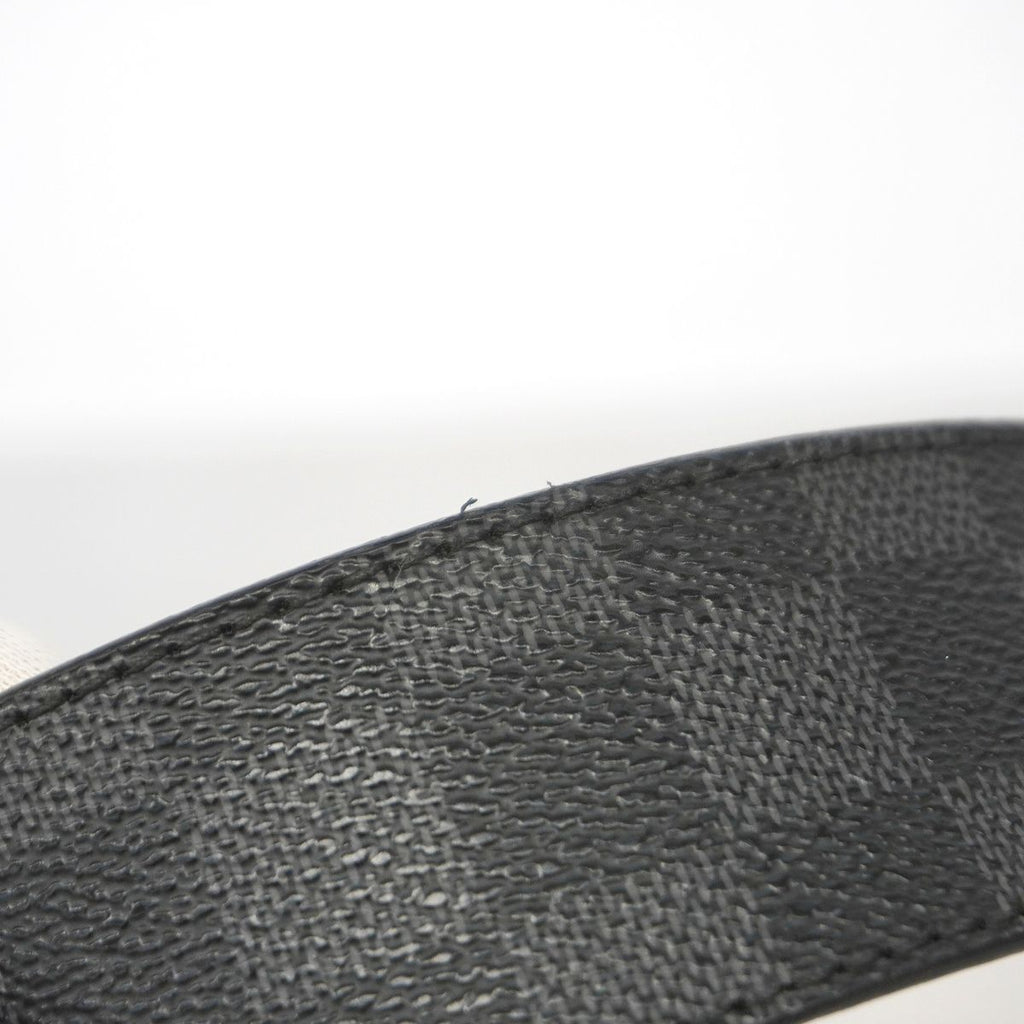 Louis Vuitton Belt Damier Graphite Ceinture LV Initial Black — view 4