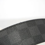 Louis Vuitton Belt Damier Graphite Ceinture LV Initial Black — view 4