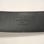 Louis Vuitton Belt Damier Graphite Ceinture LV Initial Black — view 2