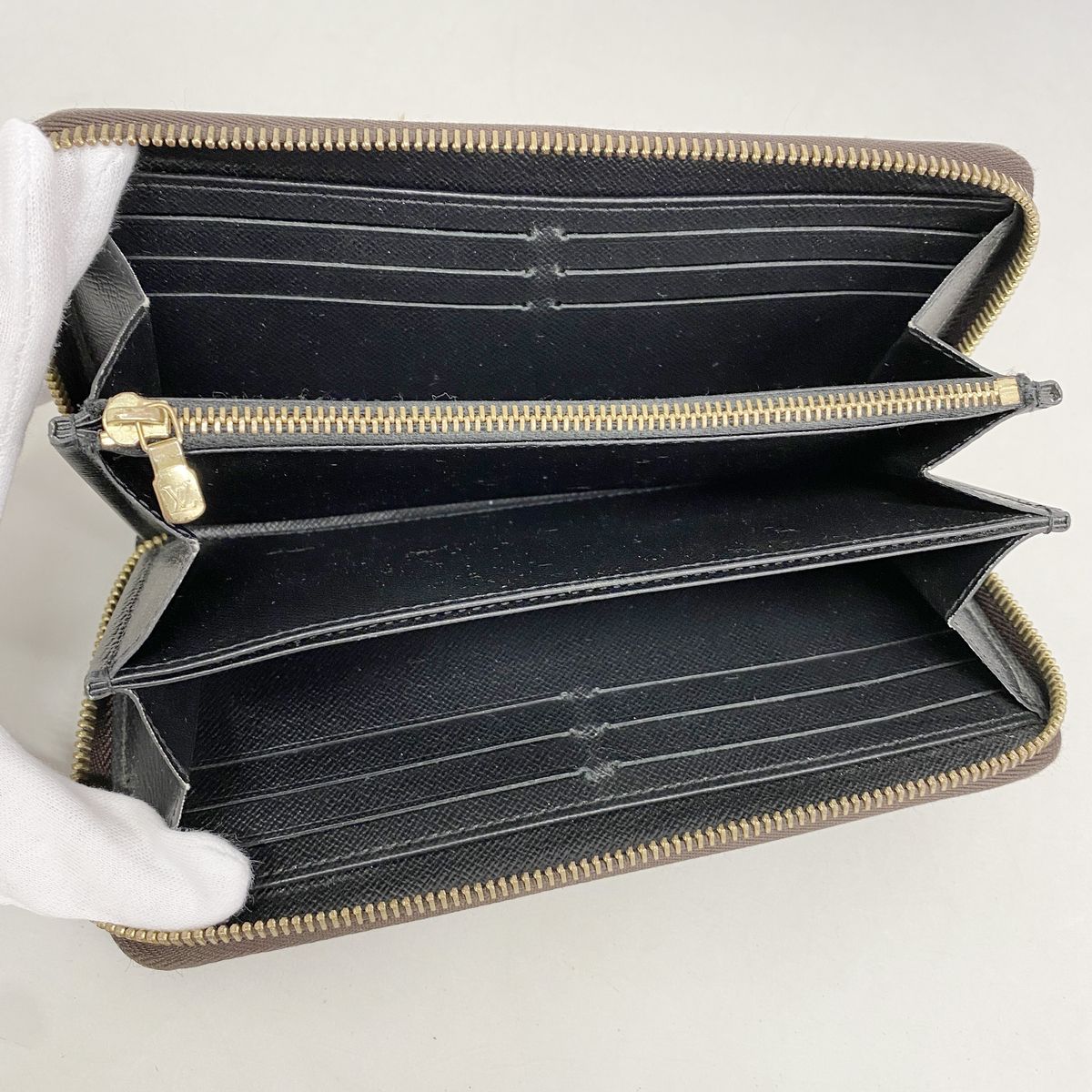 Louis Vuitton Wallet Monogram Giant Reverse Zippy Brown — view 3