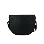 Saint Laurent Vintage YSL Logo Stitch Leather Shoulder Bag Black — view 3