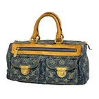 Louis Vuitton Handbag Monogram Denim Neo Speedy Blue