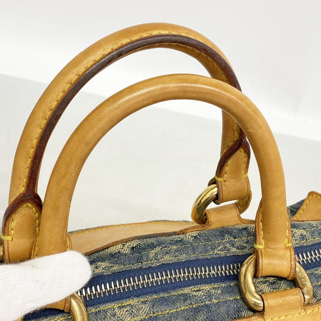 Louis Vuitton Handbag Monogram Denim Neo Speedy Blue — view 6