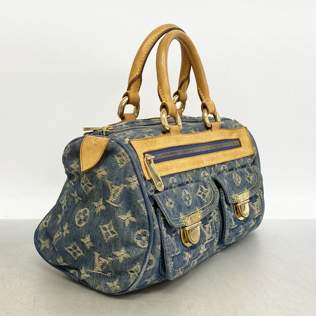 Louis Vuitton Handbag Monogram Denim Neo Speedy Blue — view 2