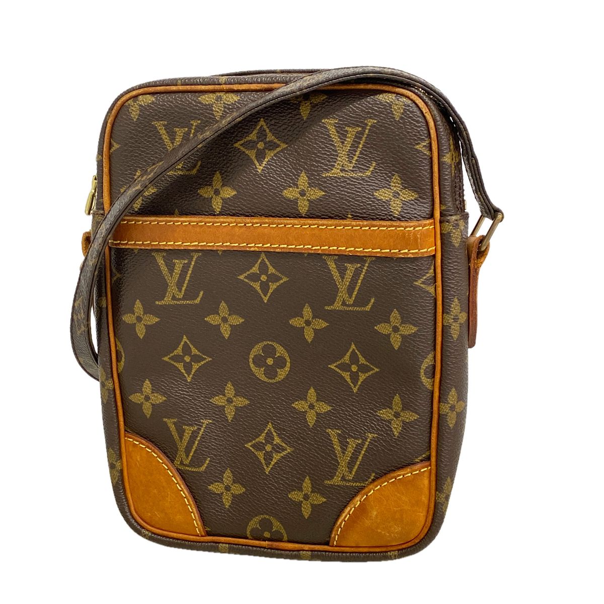 Louis Vuitton Shoulder Bag Monogram Danube Brown
