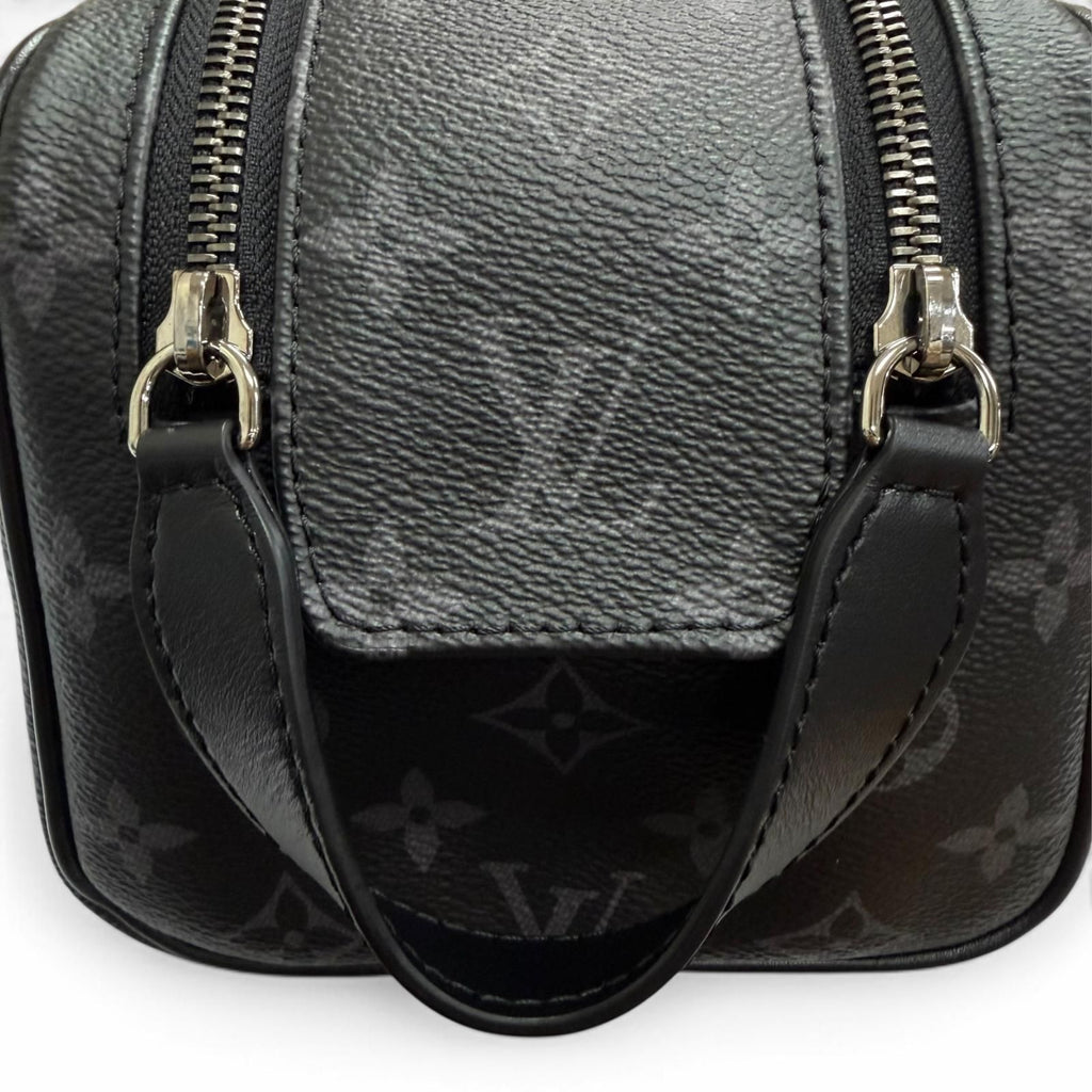 Louis Vuitton Dopp Kit Monogram Eclipse Travel Pouch Second Black — view 7
