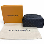 Louis Vuitton Dopp Kit Monogram Eclipse Travel Pouch Second Black — view 2