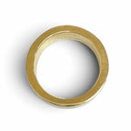 Louis Vuitton Flight Mode Ring Nano Glam Enamel Blanc Monogram Flower — view 4