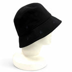 Hermes Bob Debbie Charm's Cashmere 100% Bucket Hat Black 58 — view 4