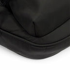 Gucci Web Line Nylon Leather Embossed Logo Shoulder Bag Black — view 6