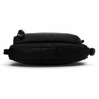 Gucci Web Line Nylon Leather Embossed Logo Shoulder Bag Black — view 5