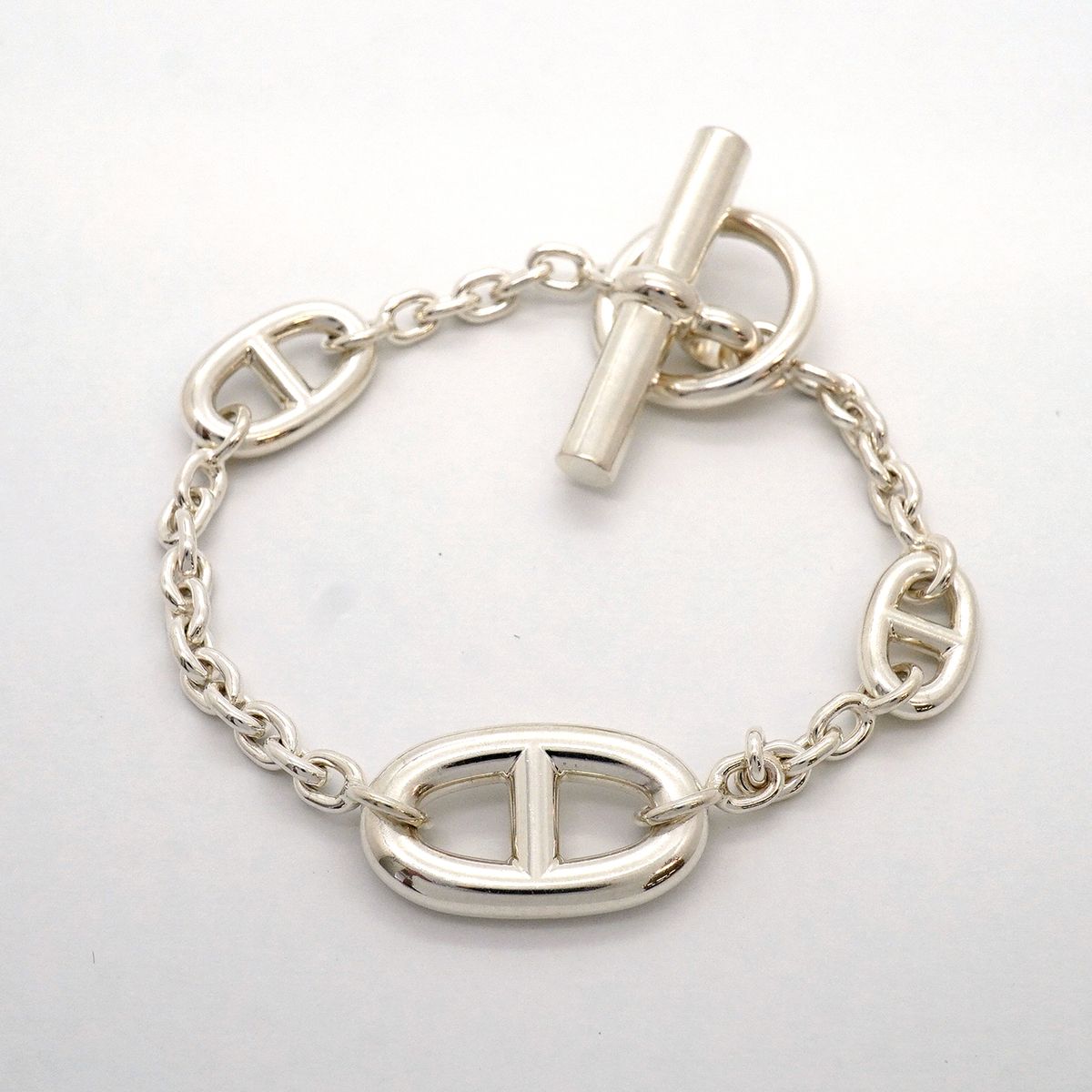 Hermes Bracelet Chaine D'ancre Farandole 925 Sterling Silver — view 3